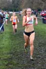 Emelia Gorecka on her way to winning the under-20s womens,  2012 McCain Liverpool Cross Challenge.